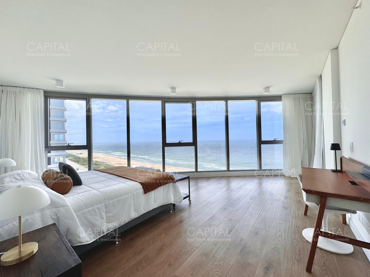Apartamento ID.34282 - Trump Tower en Venta Apartamento primera linea de tres dormitorios en Playa Brava,Punta del Este  