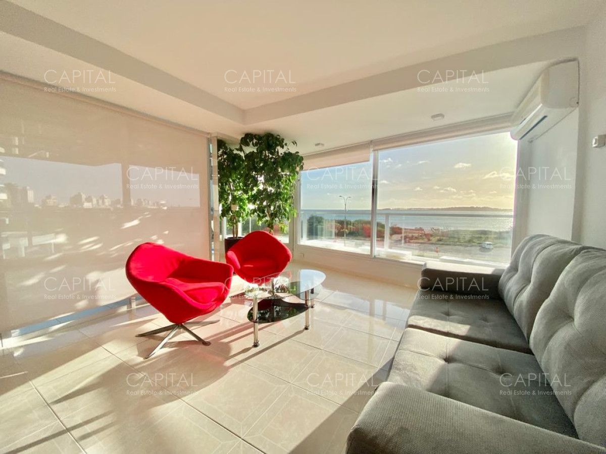 Apartamento ID.33457 - Beverly Tower Punta del Este Apartamento de tres dormitorios frente al mar en alquiler