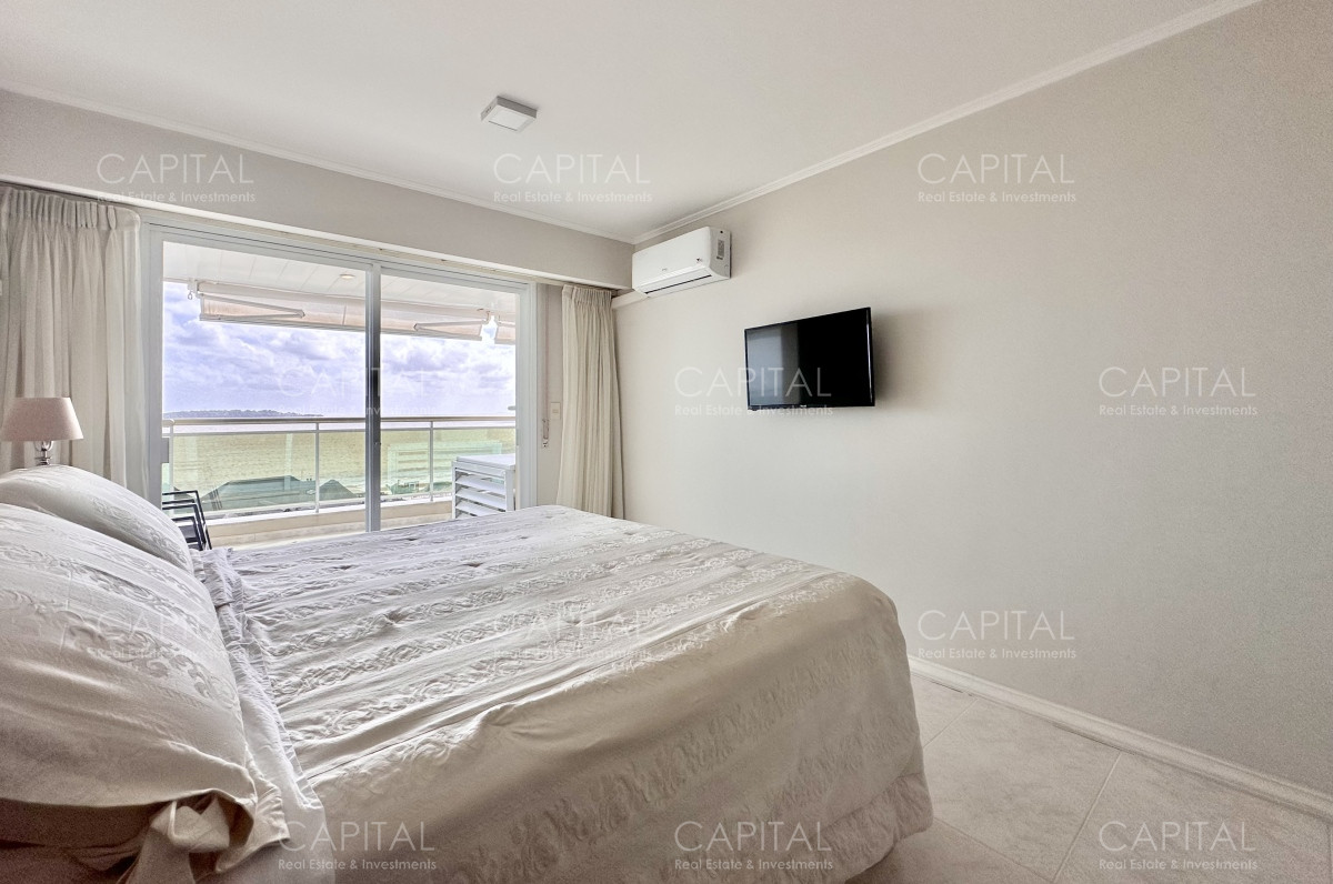 Apartamento ID.28602 - Coral Tower Apartamento en excelente torre frente a Playa Mansa en parada 5. Vista plena al mar e Isla de Gorriti