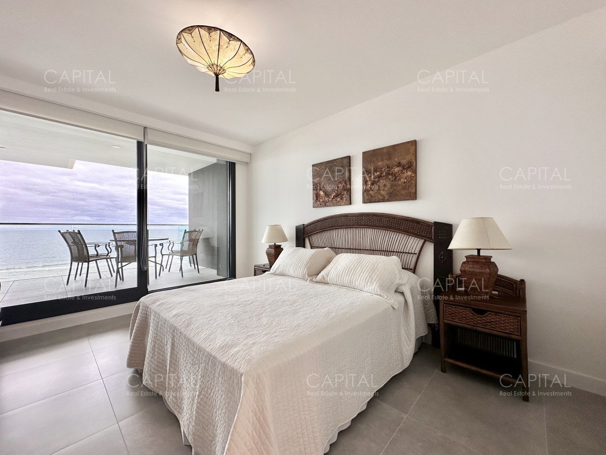 Apartamento ID.34655 - Venetian Tower Punta del Este en Venta de 2 Suites Frente al Mar de Playa Mansa