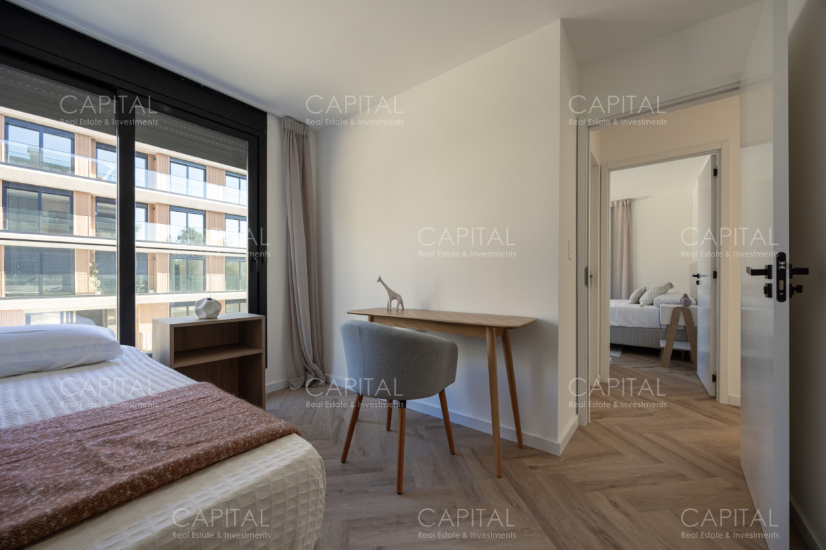 Apartamento ID.40029 - Venta Apartamento 2 Dormitorios con Jardín y Parrillero en Costanera Village