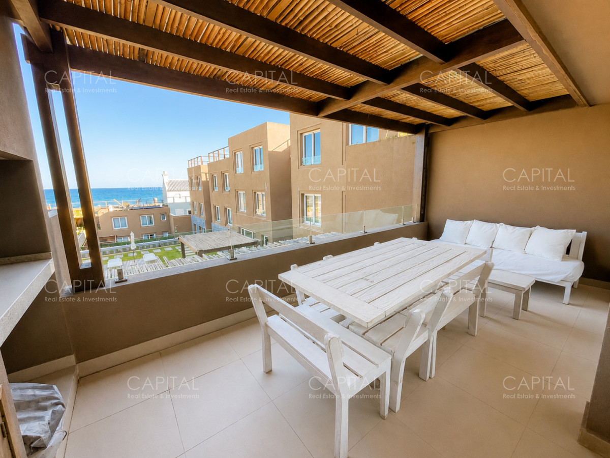 Apartamento ID.37131 - Palcos de Manantiales 3 dormitorios con parrillero y vista al mar
