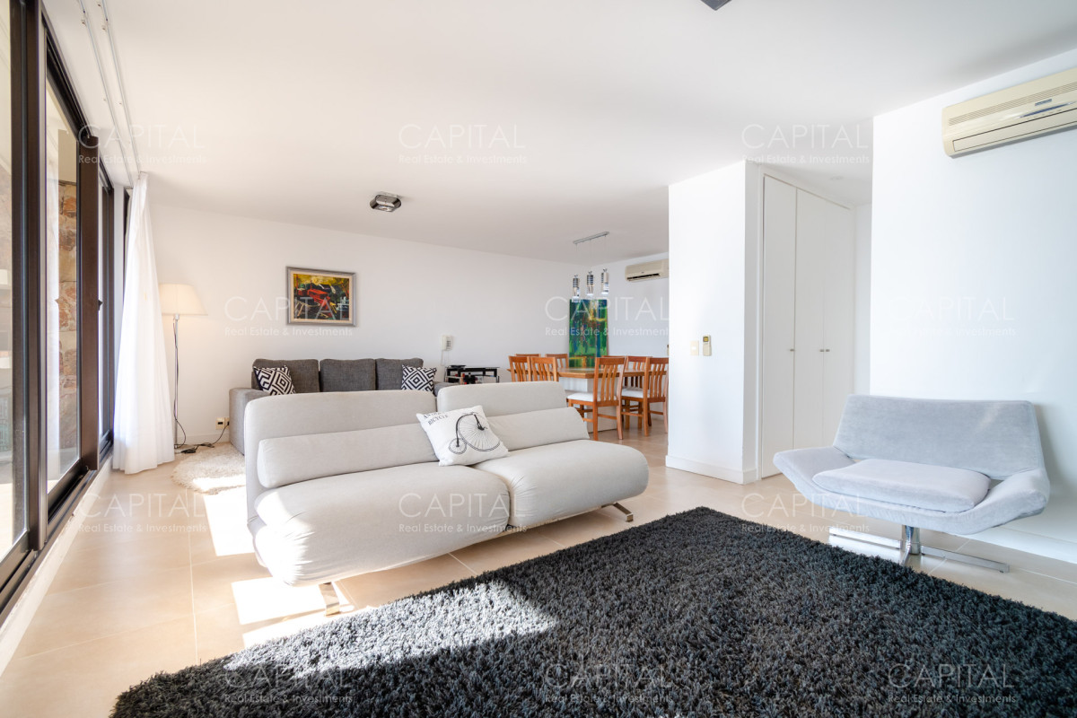 Apartamento ID.28877 - Departamento en venta de dormitorio y medio con dos baños en complejo privado de Punta Ballena