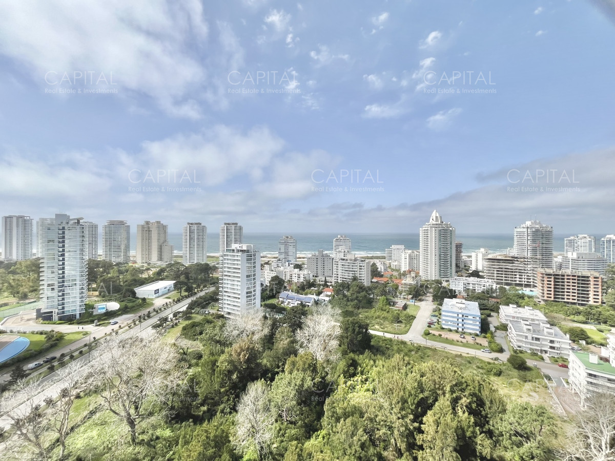 Apartamento ID.34303 - Apartamento de dos dormitorios en alquiler anual en playa brava, punta del este.