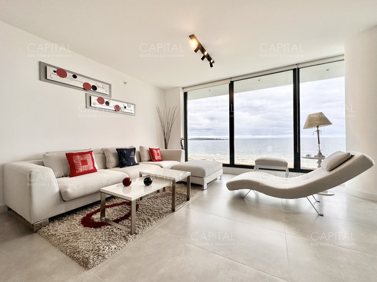Apartamento ID.34655 - Venetian Tower Punta del Este en Venta de 2 Suites Frente al Mar de Playa Mansa