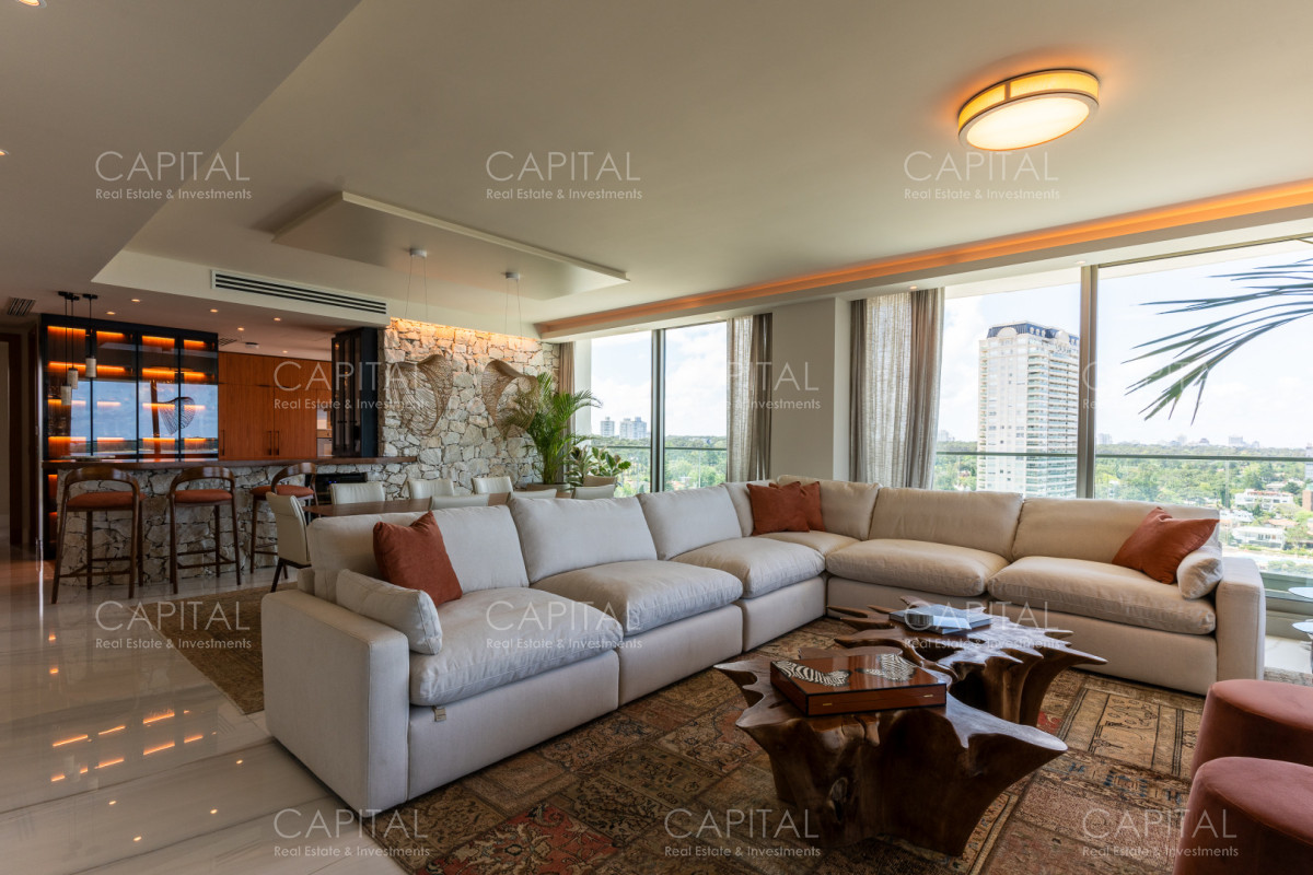 Apartamento ID.39387 - Fendi Chateau Departamento Primera Fila en Playa Mansa de Punta del este en Alquiler