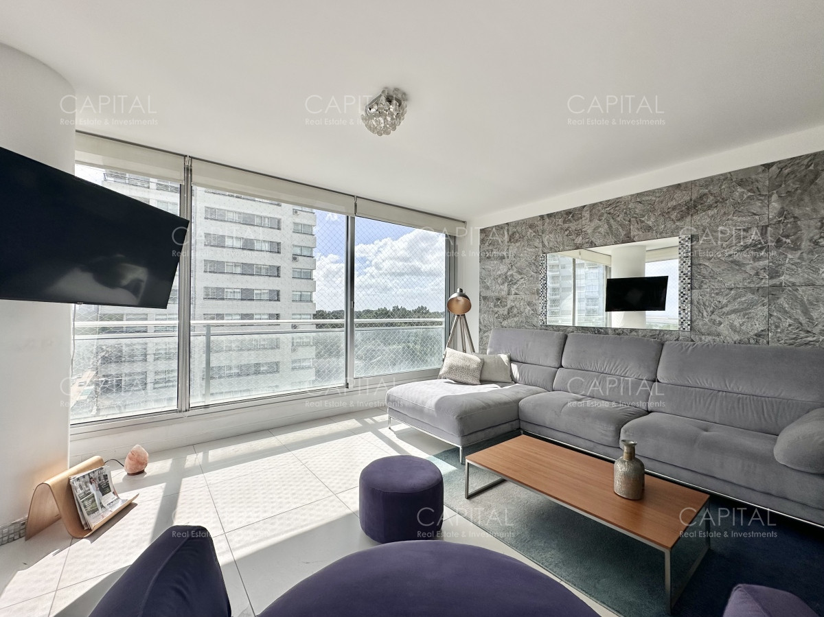 Apartamento ID.36037 - Apartamento de dos dormtiorios en alquiler anual, Roosevelt, Punta del Este.