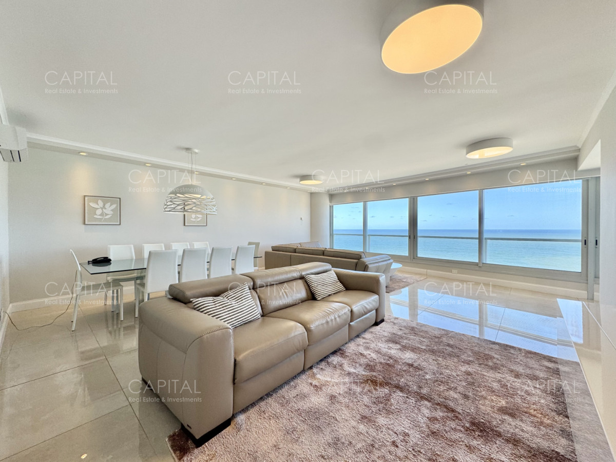 Apartamento ID.39295 - Le Parc esquinero piso alto en playa brava en venta