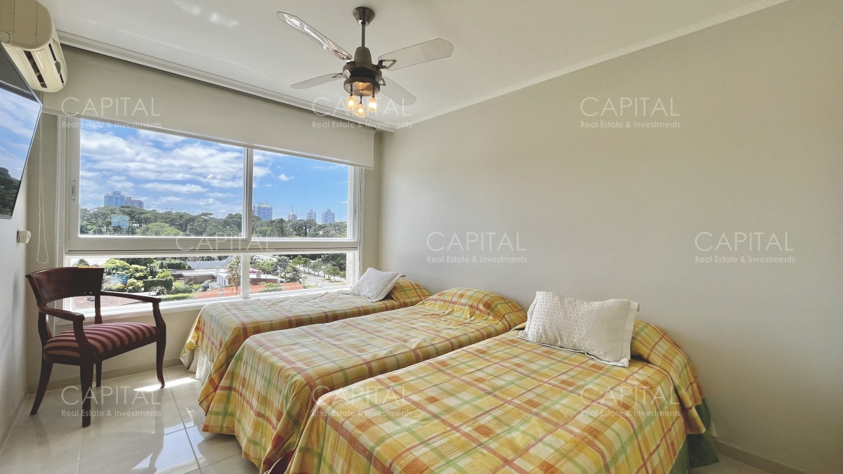 Apartamento ID.33826 -  Le Jardin Punta del Este tres dormitorios en Alquiler de Temporada