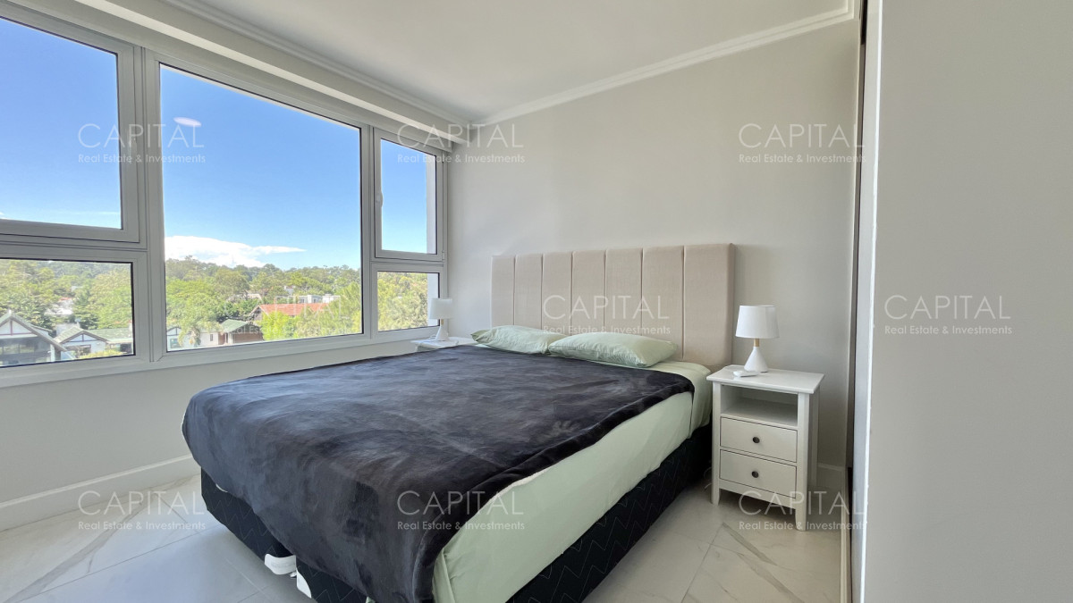 Apartamento ID.34329 - Apartamento de un dormitorio y medio en alquiler temporal, frente al mar en playa mansa.