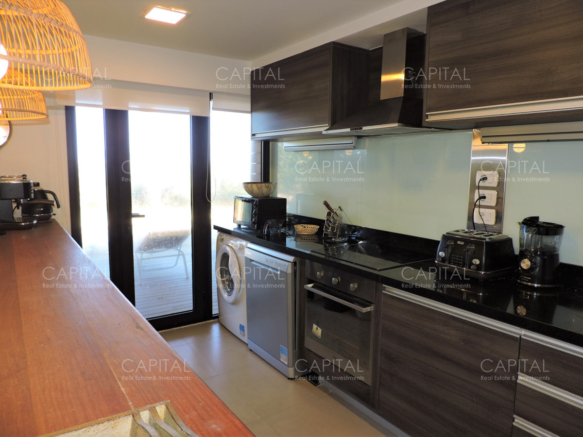 Apartamento ID.37063 - Selenza frente al mar en Manantiales con piscina y parrillero