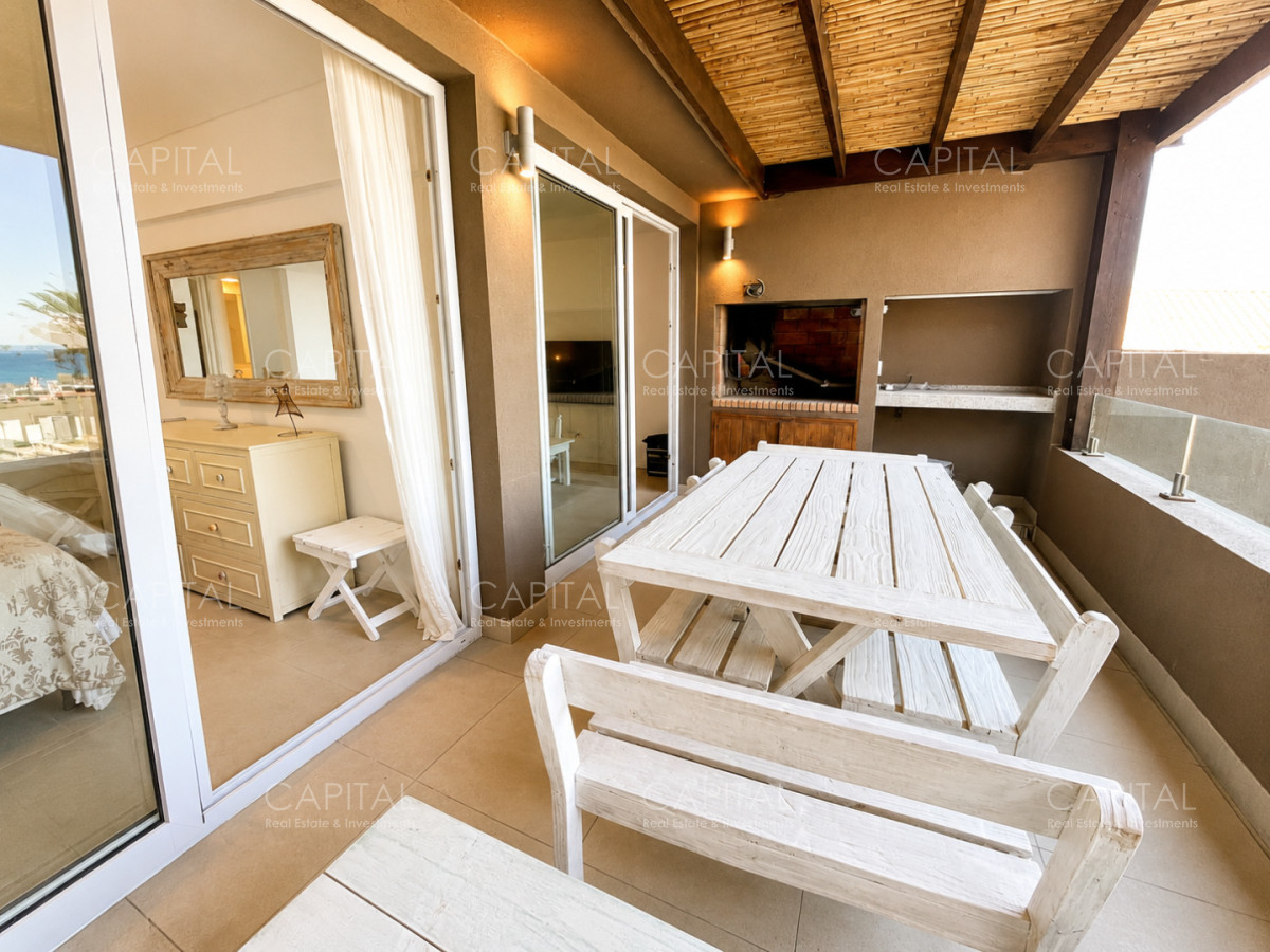 Apartamento ID.37131 - Palcos de Manantiales 3 dormitorios con parrillero y vista al mar