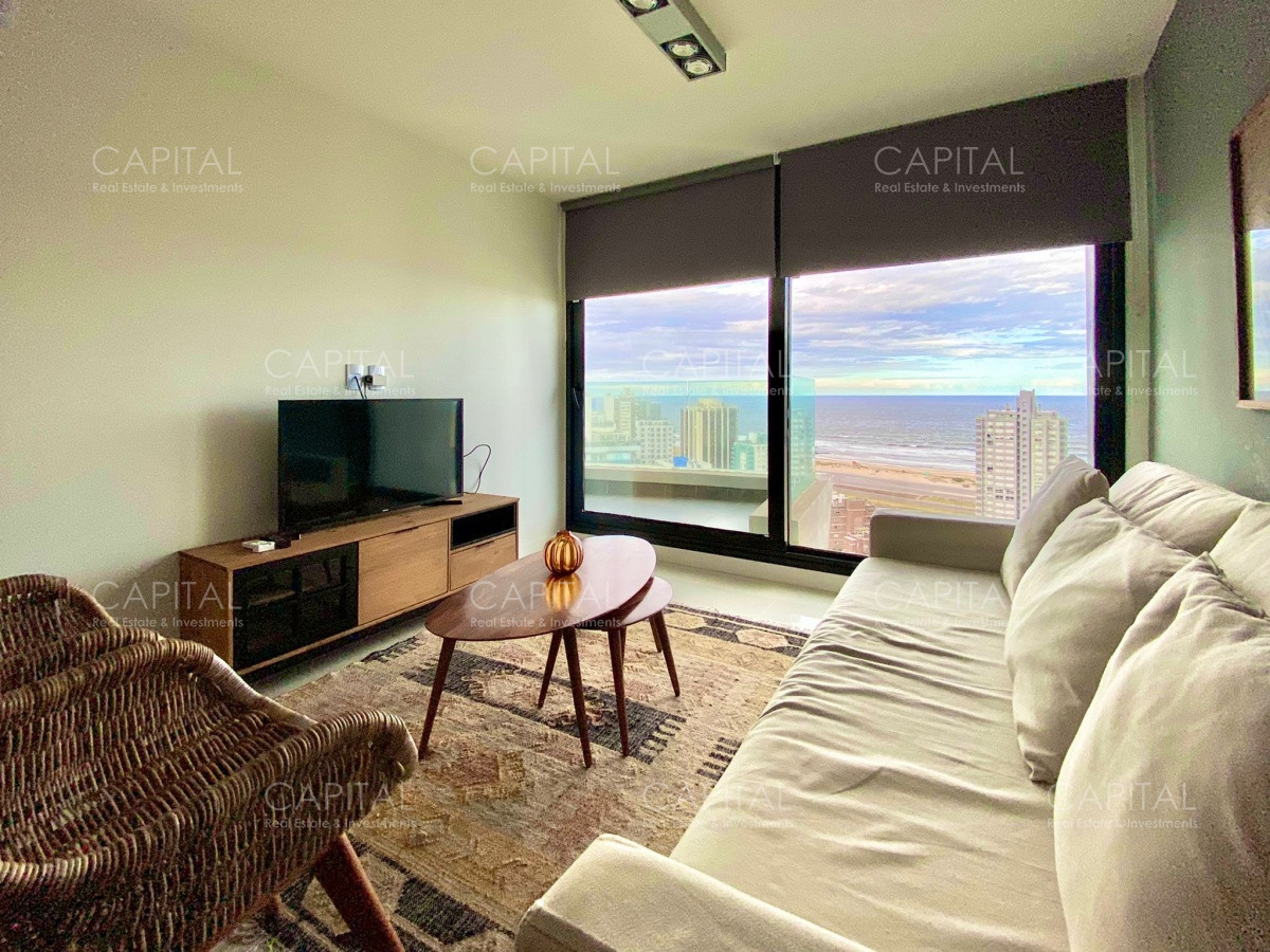 Apartamento ID.32665 - Alquiler anual de un dormitorio amoblado, Punta del Este 