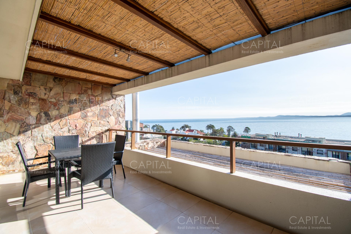 Apartamento ID.28877 - Departamento en venta de dormitorio y medio con dos baños en complejo privado de Punta Ballena