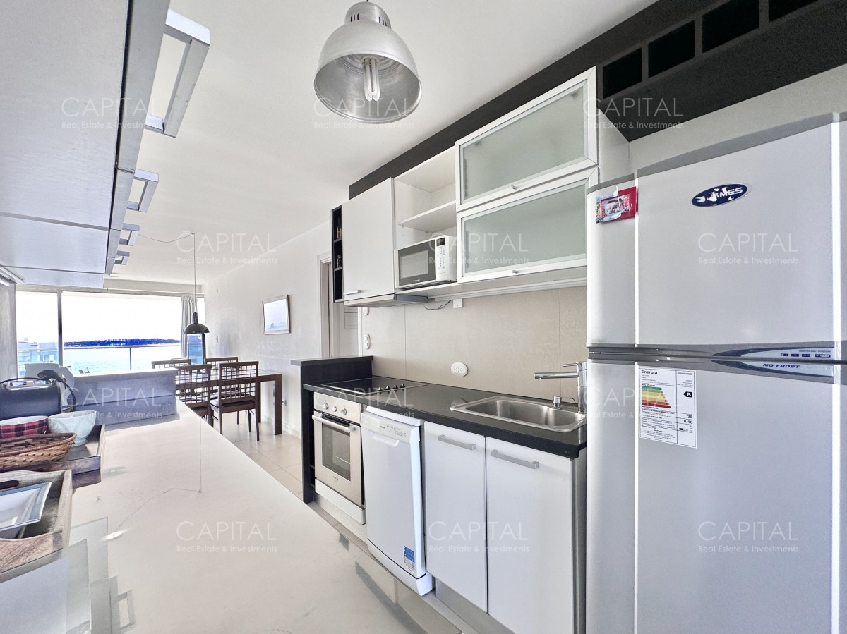 Apartamento ID.34912 - Apartamento de dos dormitorios con parrillero en venta Playa Mansa.