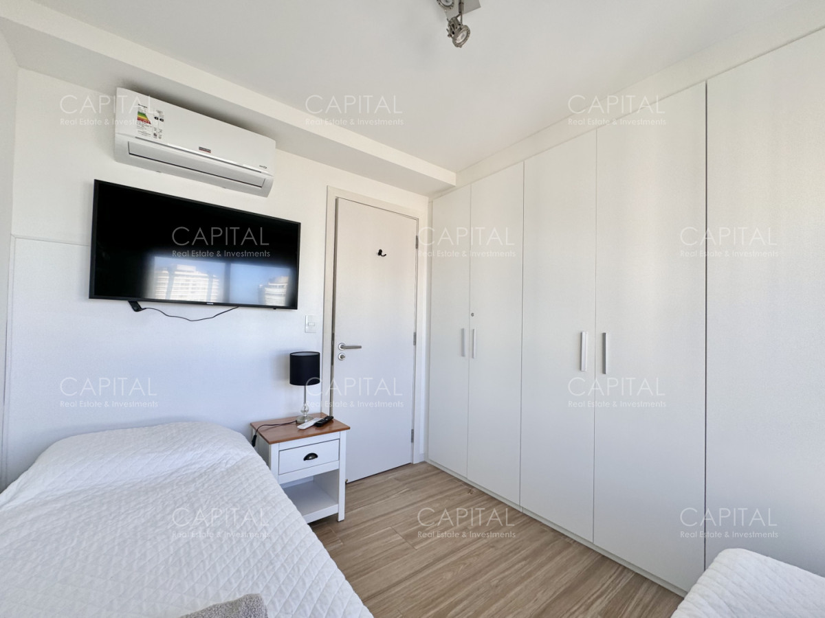 Apartamento ID.39838 - Apartamento en venta de dos dormitorios con vista al Mar, Playa Brava, Punta del Este.