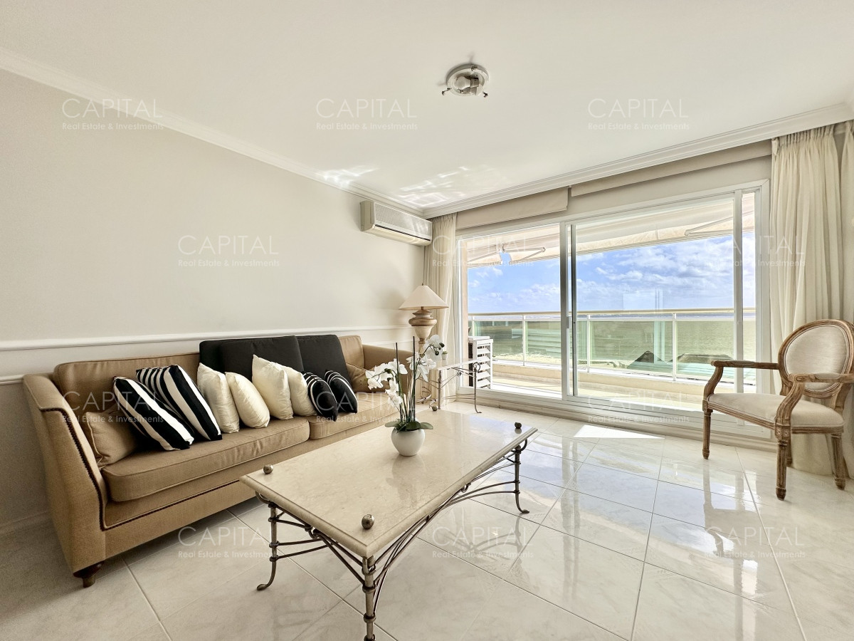 Apartamento ID.28602 - Coral Tower Apartamento en excelente torre frente a Playa Mansa en parada 5. Vista plena al mar e Isla de Gorriti