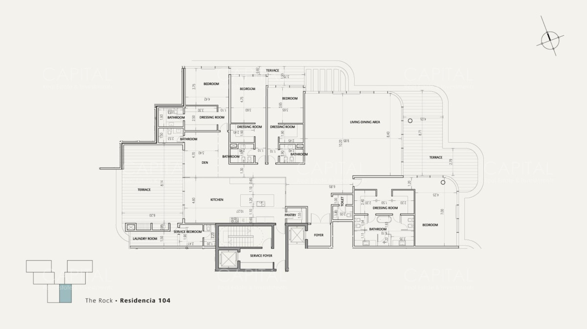 Apartamento ID.36870 - THE ROCK RESIDENCES APARTAMENTO EN VENTA PLAYA BRAVA, PUNTA DEL ESTE 