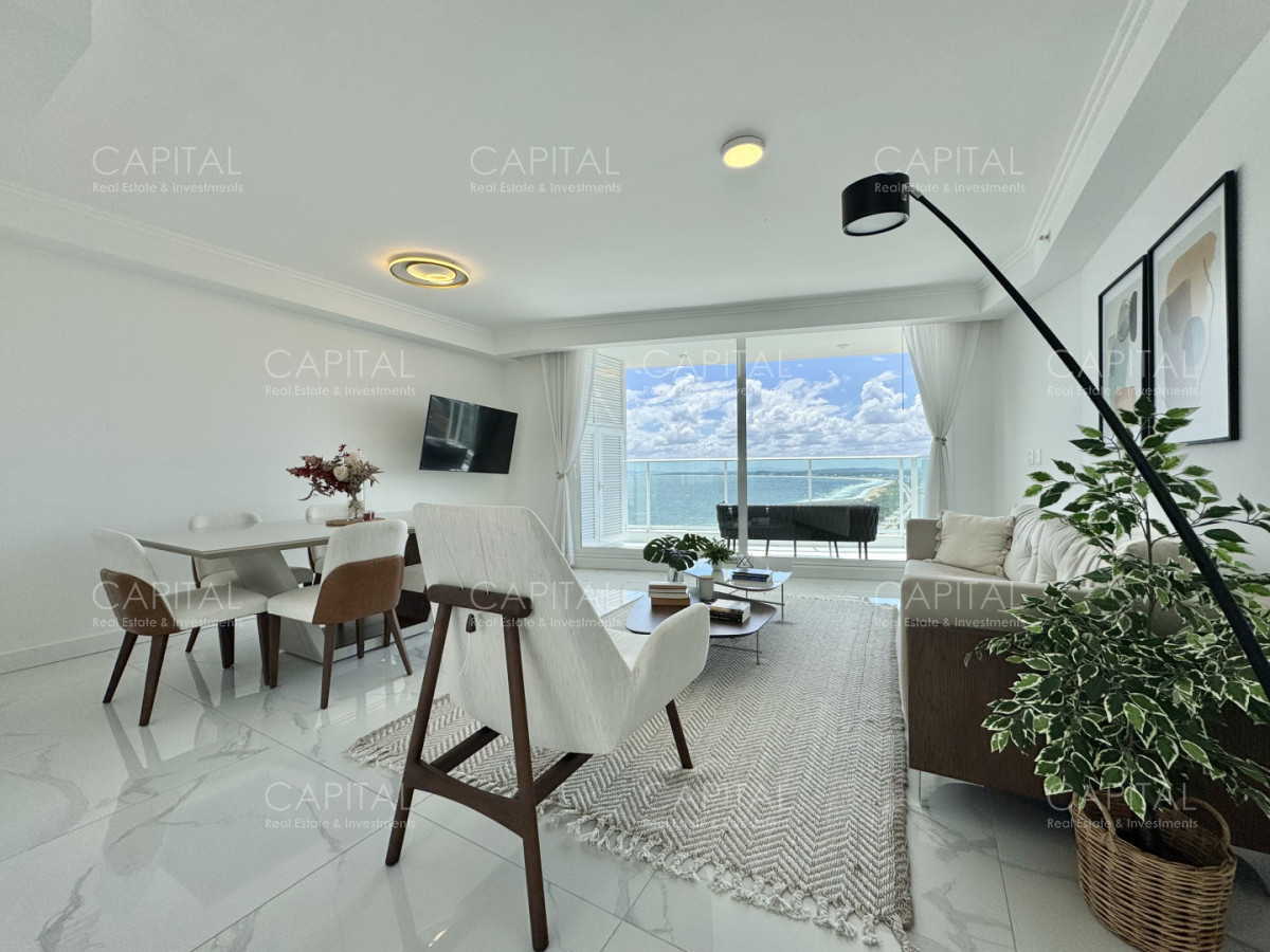 Apartamento ID.39453 - Paramount Tower de dos dormitorios frente al mar en Alquiler, Playa Mansa Punta del este