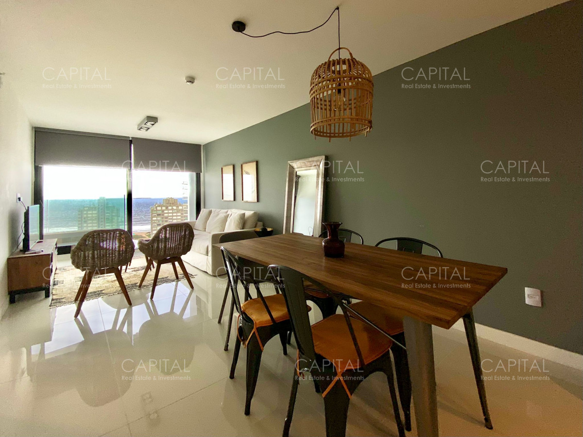 Apartamento ID.32665 - Alquiler anual de un dormitorio amoblado, Punta del Este 