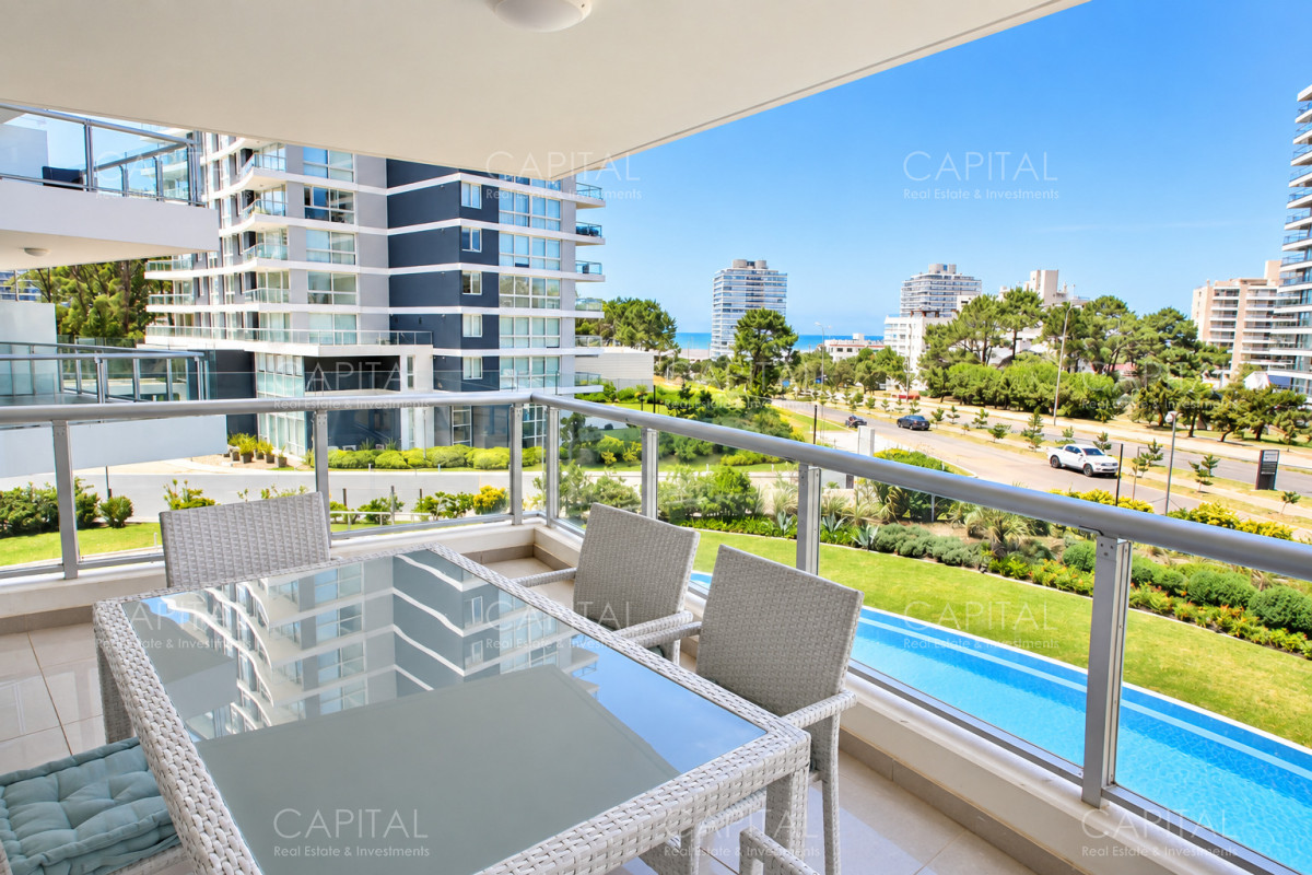Apartamento ID.38831 - Departamento en venta 3 dormitorios en Torre One a 100 mts de Playa Brava