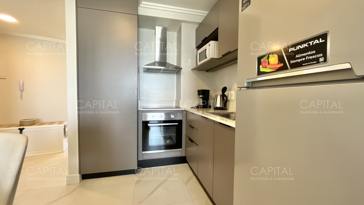 Apartamento ID.34329 - Apartamento de un dormitorio y medio en alquiler temporal, frente al mar en playa mansa.