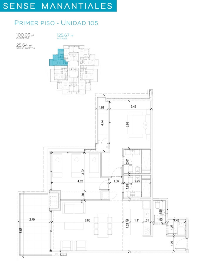 Apartamento ID.35496 - Apartamento de dos dormitorios en Sense Manantiales 