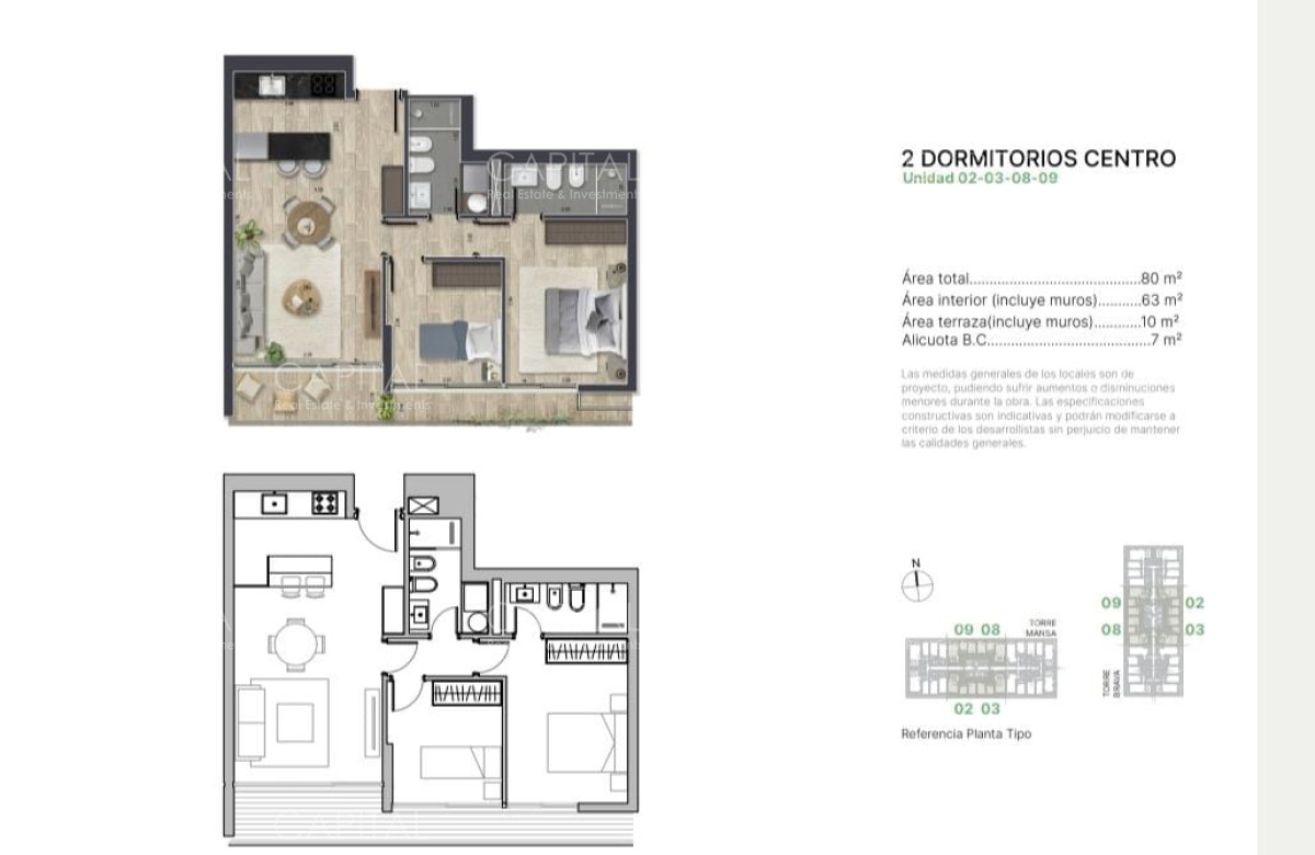 Apartamento ID.39900 - Departamento 3 ambientes en pozo en Punta Del Este