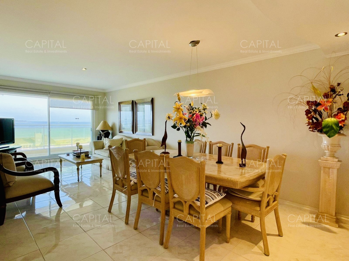 Apartamento ID.31146 - Alquiler temporario de apartamento al frente en edificio de categoría sobre Playa Mansa