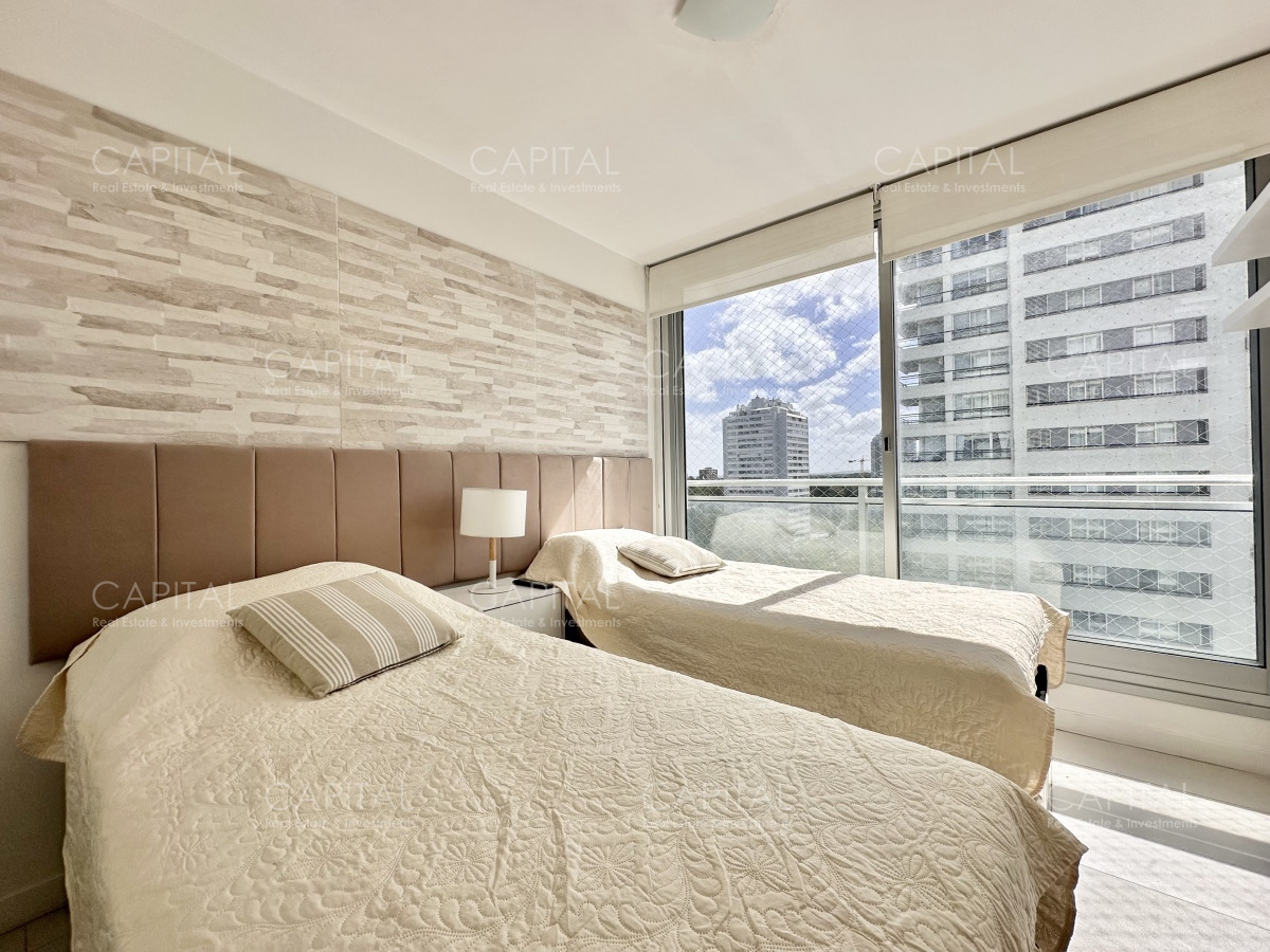 Apartamento ID.36037 - Apartamento de dos dormtiorios en alquiler anual, Roosevelt, Punta del Este.