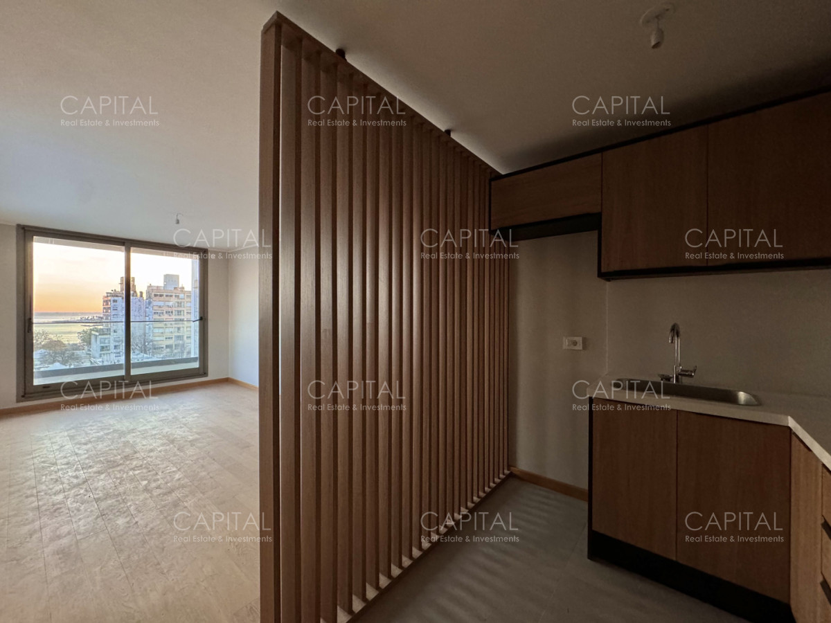 Apartamento ID.40488 - Apartamento de un dormitorio con gran terraza y vista al mar en venta zona Parque Rodo