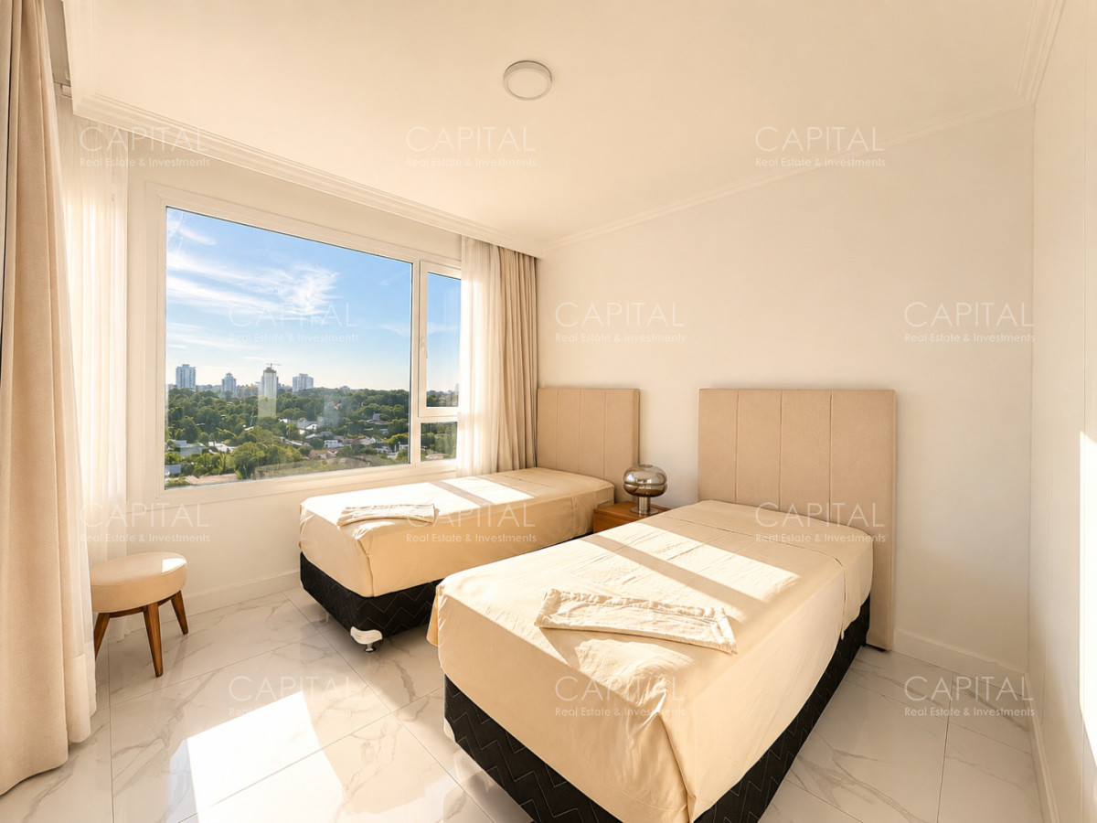 Apartamento ID.37058 - Paramount Tower de dos dormitorios frente al mar en Venta Playa Mansa Punta del este