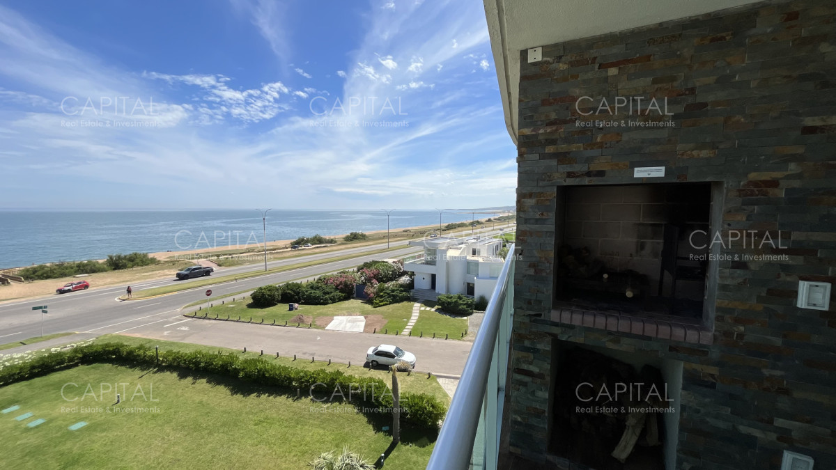 Apartamento ID.34329 - Apartamento de un dormitorio y medio en alquiler temporal, frente al mar en playa mansa.