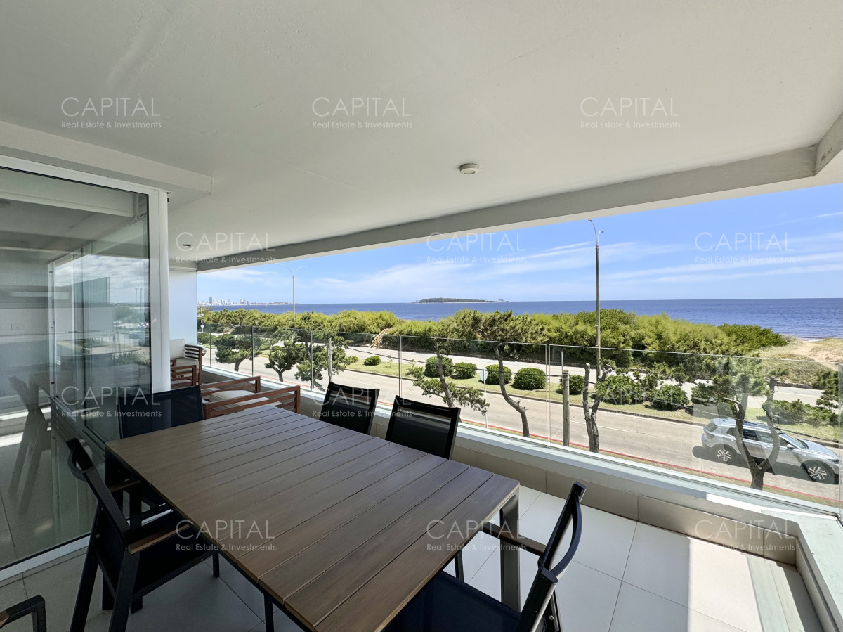 Apartamento ID.37436 - Apartamento de tres domritorios en venta en primera linea de Playa Mansa Punta del Este