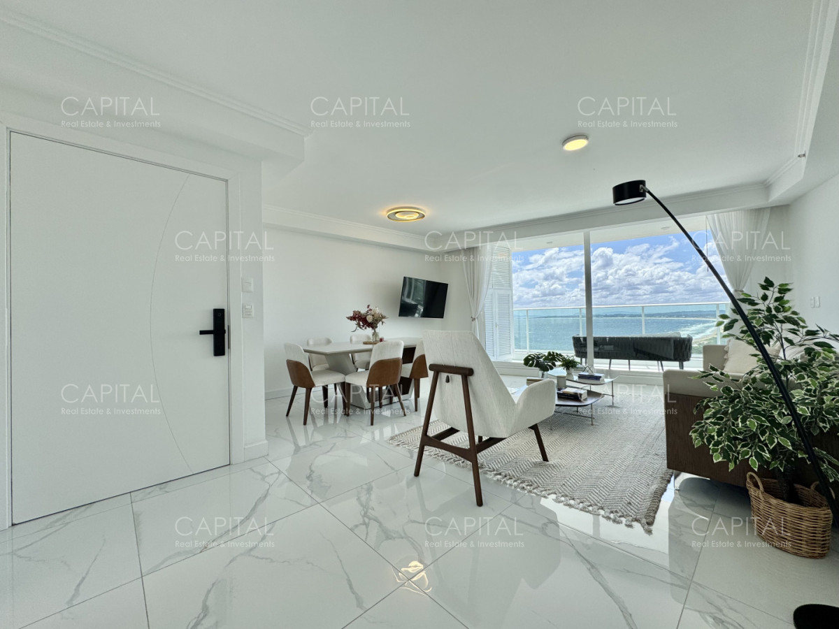 Apartamento ID.39453 - Paramount Tower de dos dormitorios frente al mar en Alquiler, Playa Mansa Punta del este