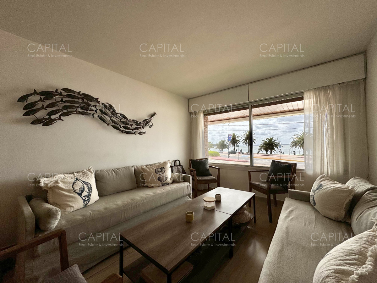 Apartamento de dos dormitorios frente al mar de temporada, Punta del Este., photo 2