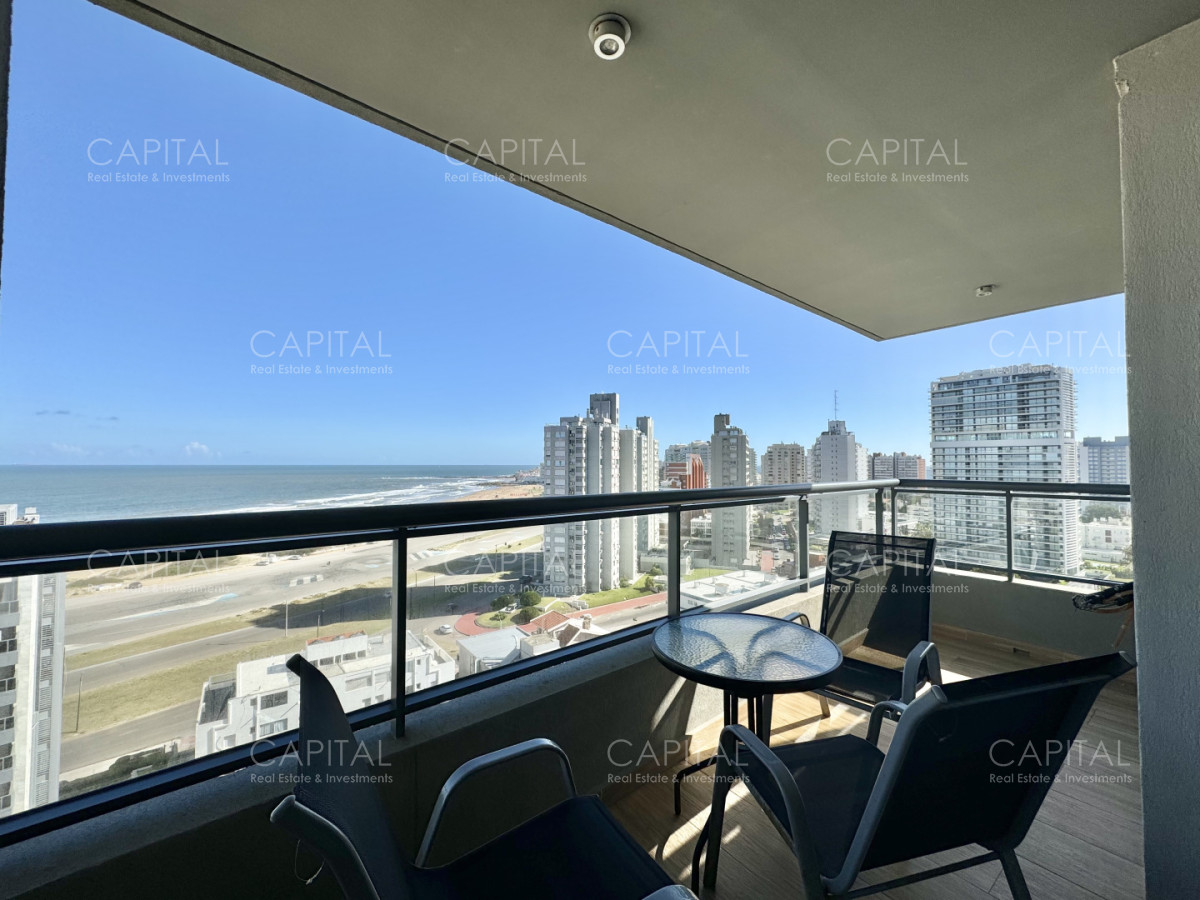 Apartamento ID.39839 - Apartamento con vista al Mar en venta de dos dormitorios, La Pastora, Punta del Este.