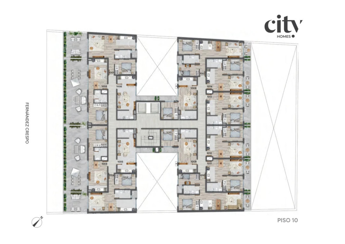 Apartamento ID.40050 - Unidad de un dormitorio en venta en City Home, Proyecto en Pozo, Cordón, Montevideo.