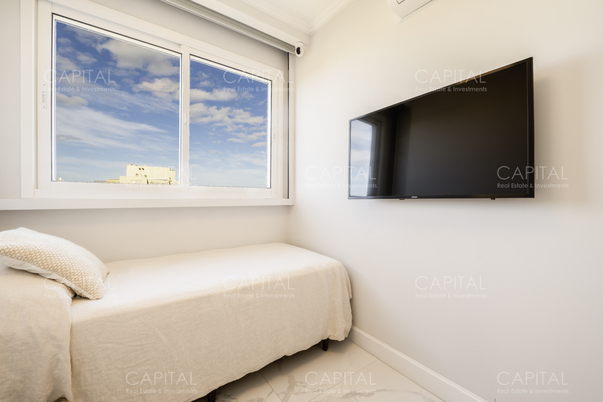 Apartamento ID.36575 - Paramount esquinero de tres dormitorios y servicio en alquiler 