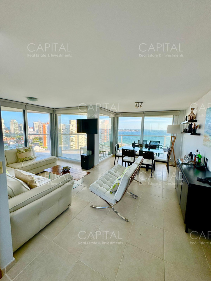Apartamento ID.37869 - Departamento frente a Playa Mansa con espectaculares visuales