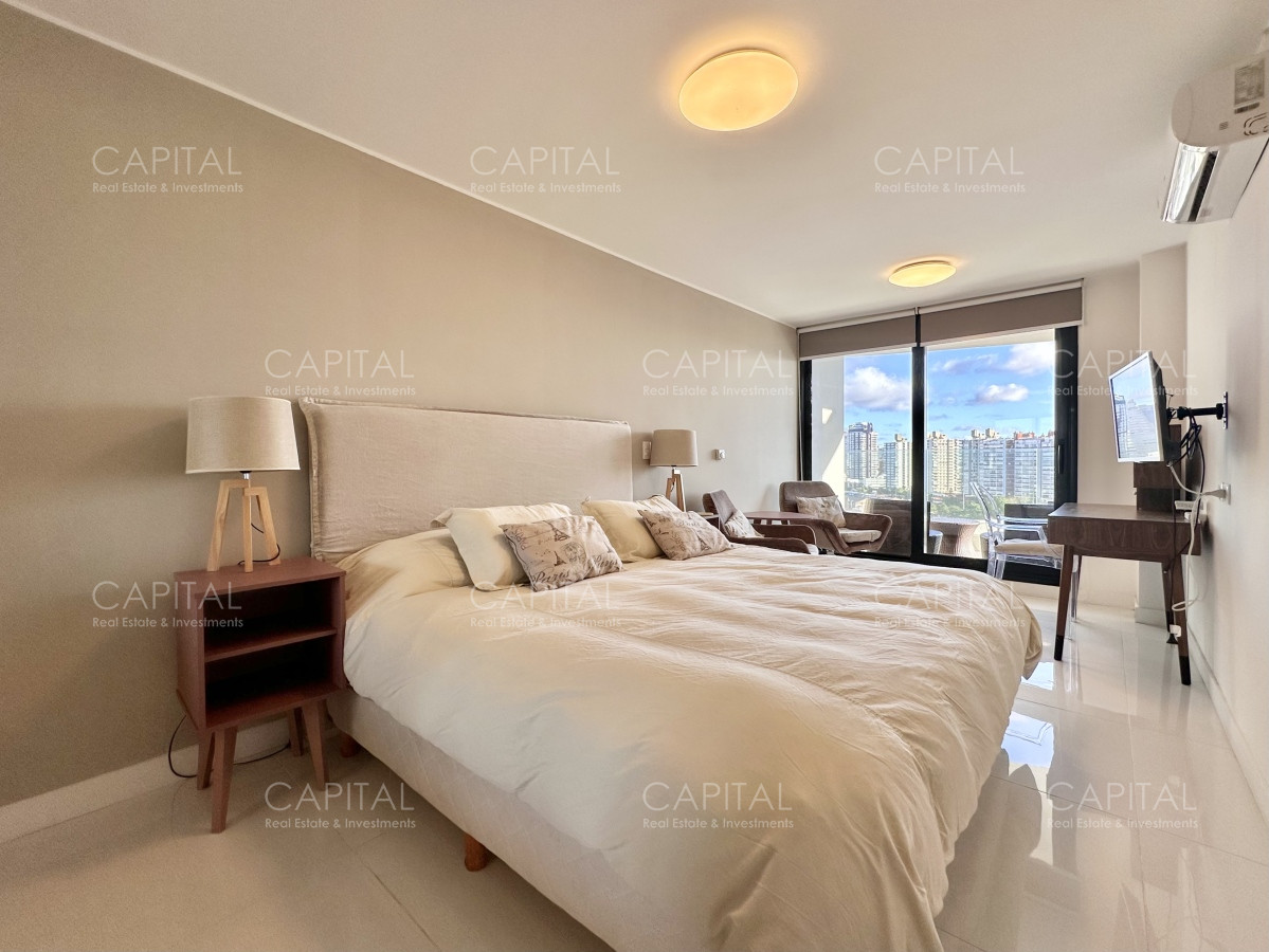 Apartamento ID.32038 - Art Tower en venta de tres dormitorios, Punta del Este.