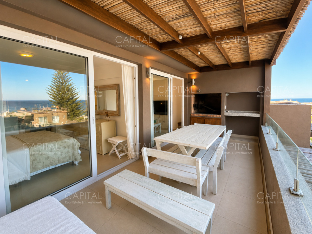 Apartamento ID.37131 - Palcos de Manantiales 3 dormitorios con parrillero y vista al mar