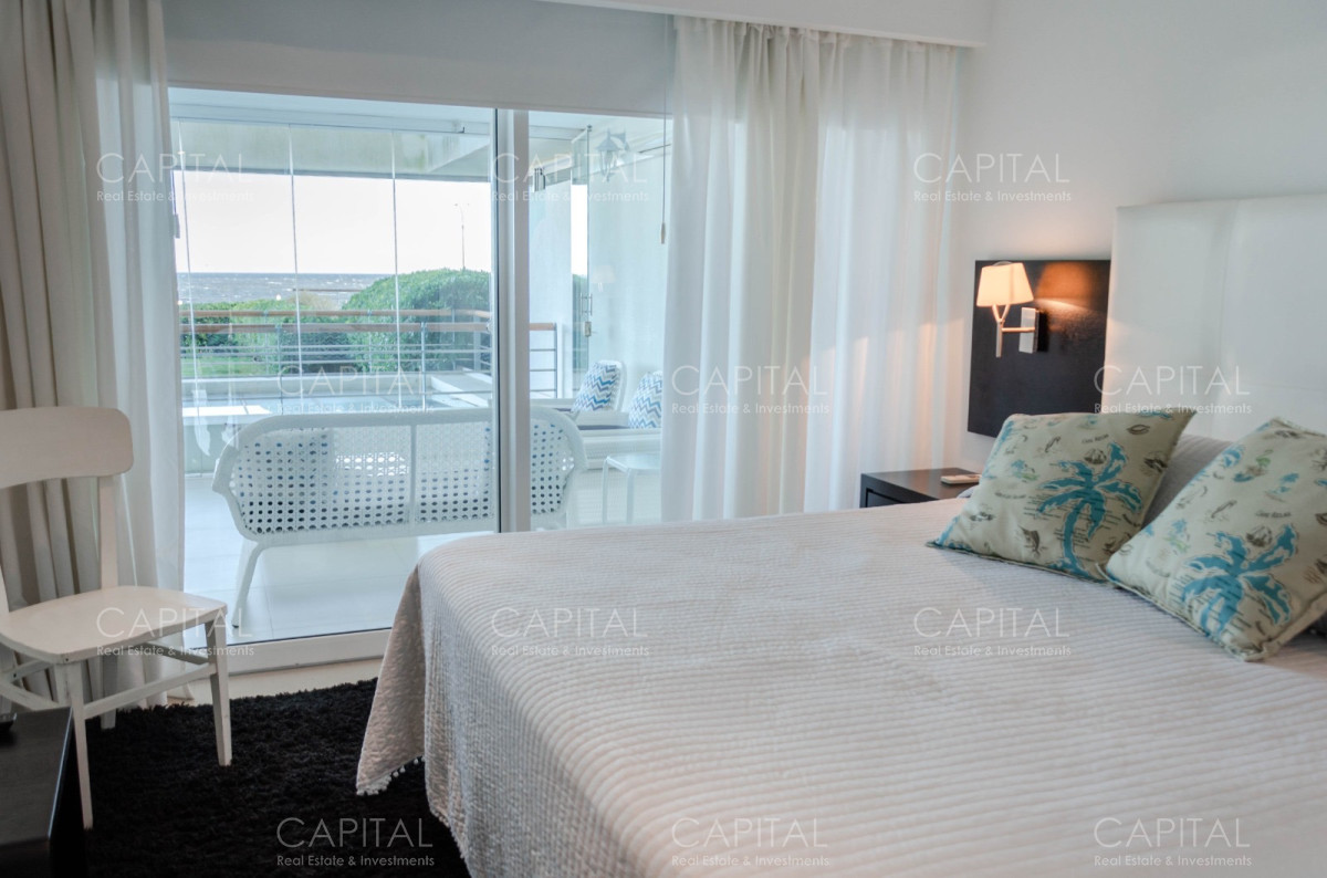Apartamento ID.39739 - Apartamento de dos dormitorios dormitorios frente al mar, Veramansa, Punta del Este.