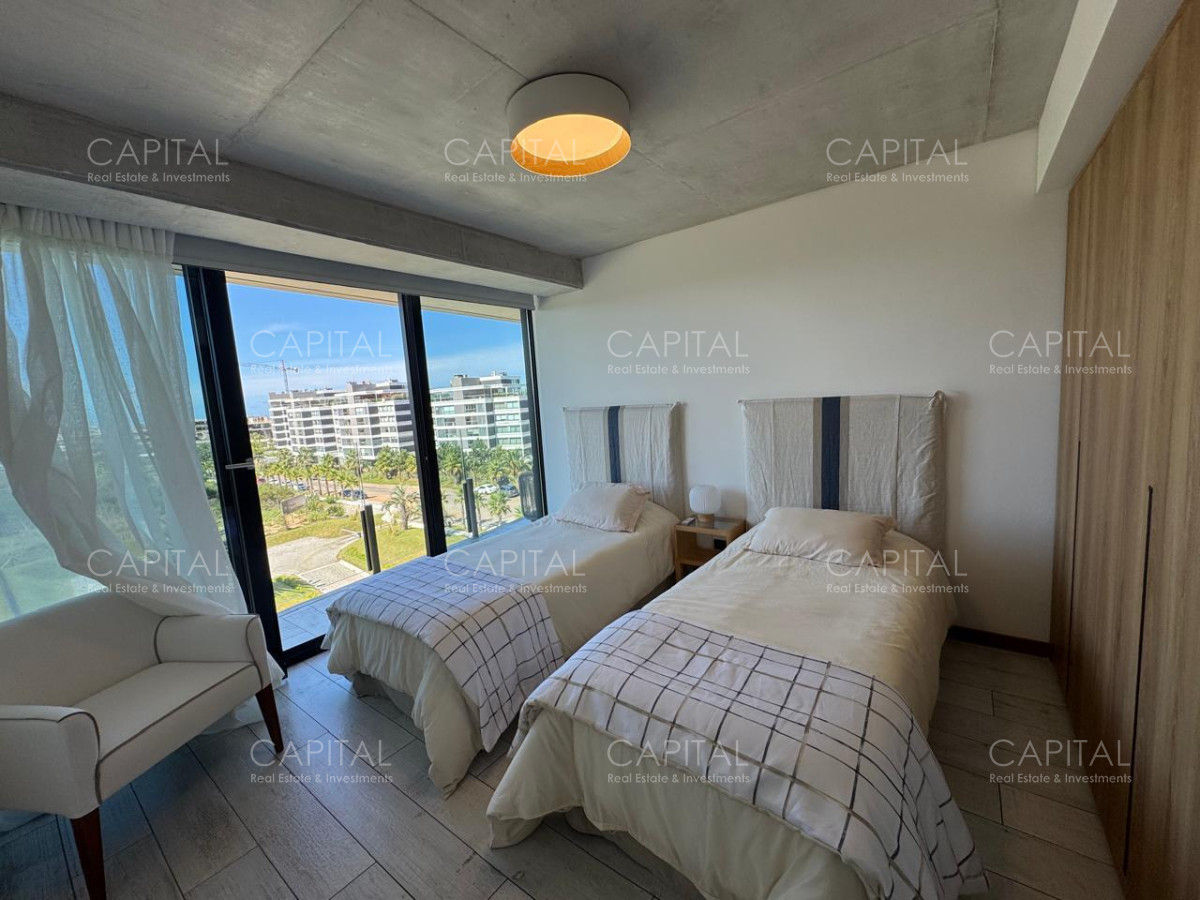 Apartamento ID.38757 - Surfside departamento de 3 dormitorios con vista al mar en Rincón del Indio
