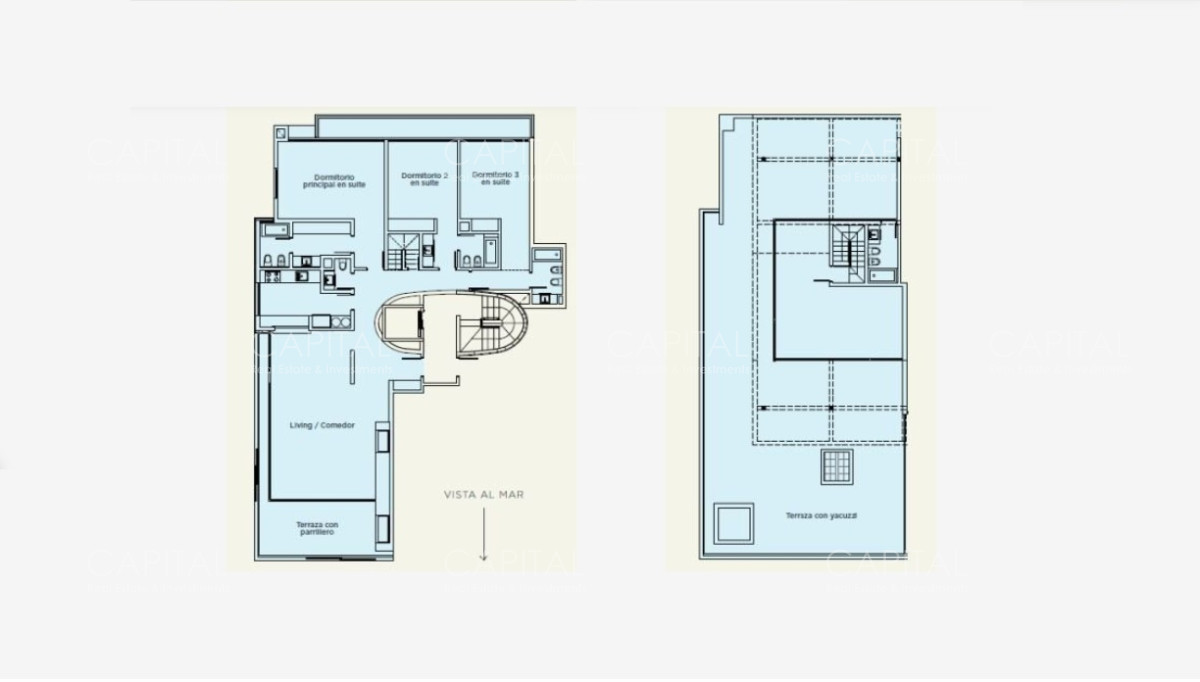 Apartamento ID.30996 - Moderno Penthouse a Estrenar de 3 Dormitorios frente a Playa Mansa - Venta