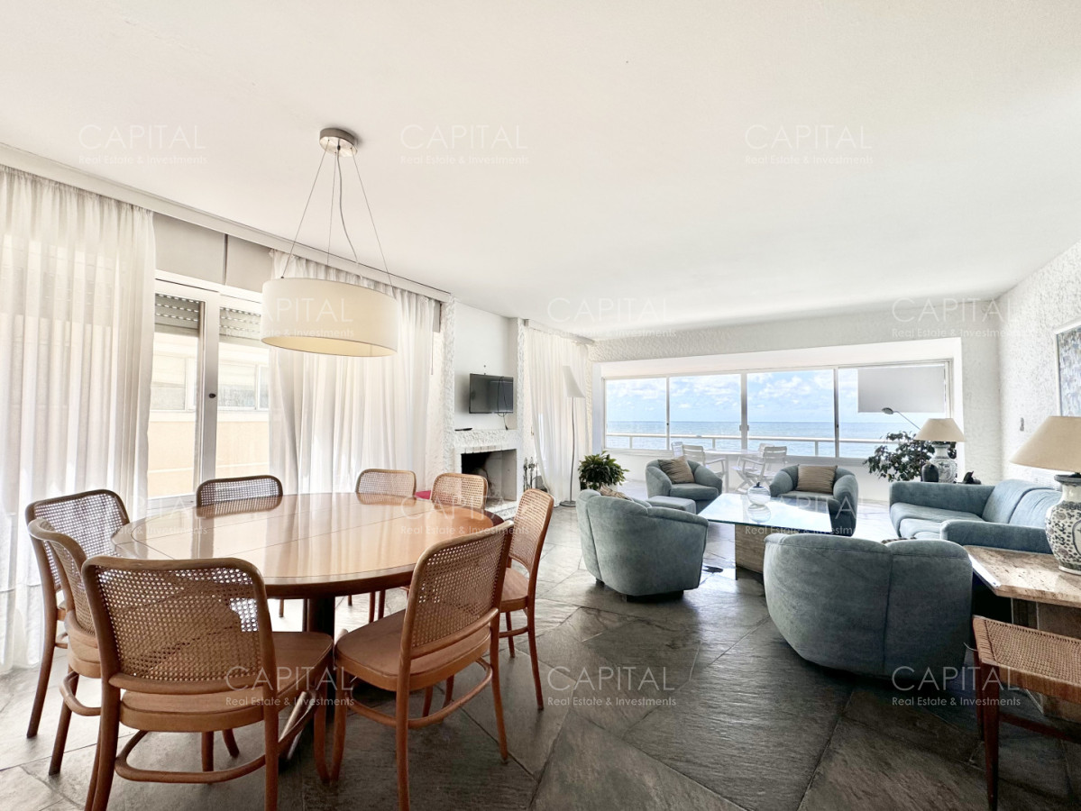 Apartamento ID.35581 - Apartamento de tres dormitorios con vista al mar en venta, Punta del Este.
