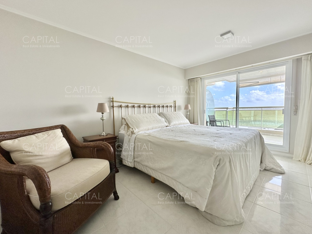 Apartamento ID.28602 - Coral Tower Apartamento en excelente torre frente a Playa Mansa en parada 5. Vista plena al mar e Isla de Gorriti
