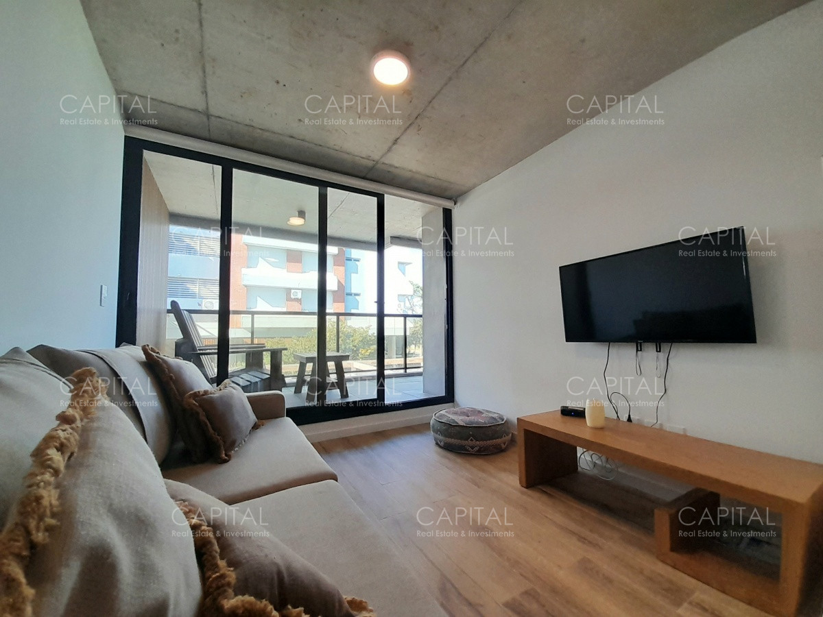 Apartamento ID.34182 - Apartamento de un dormitorio en Punta del Este, Playa Mansa en Alquiler Anual 