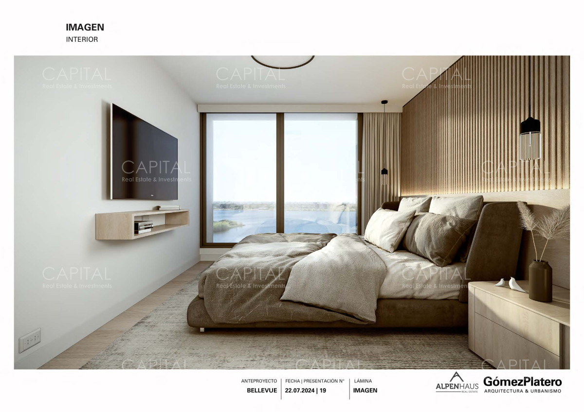 Apartamento ID.37379 - BELLEVUE - Excepcional departamento de 2 dormitorios con vistas al lago