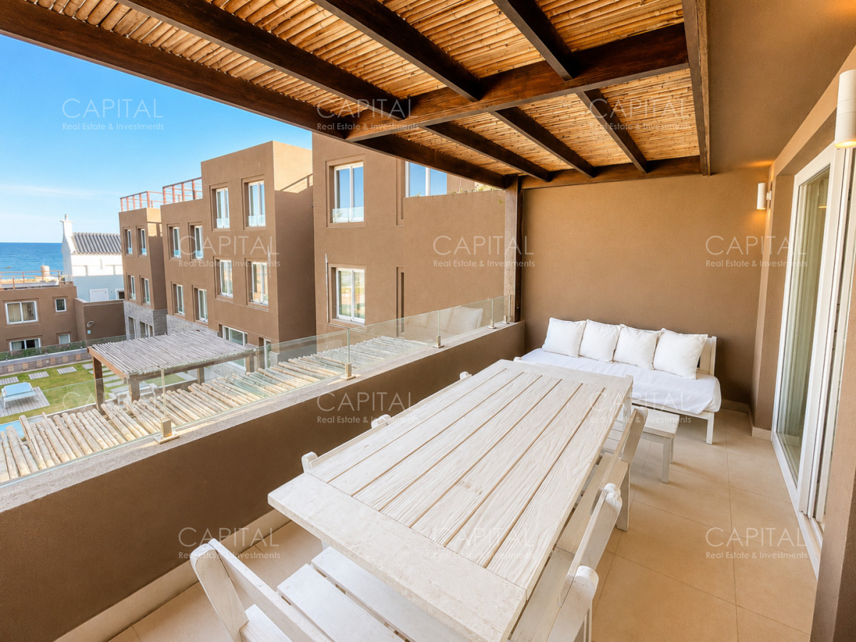 Apartamento ID.37131 - Palcos de Manantiales 3 dormitorios con parrillero y vista al mar